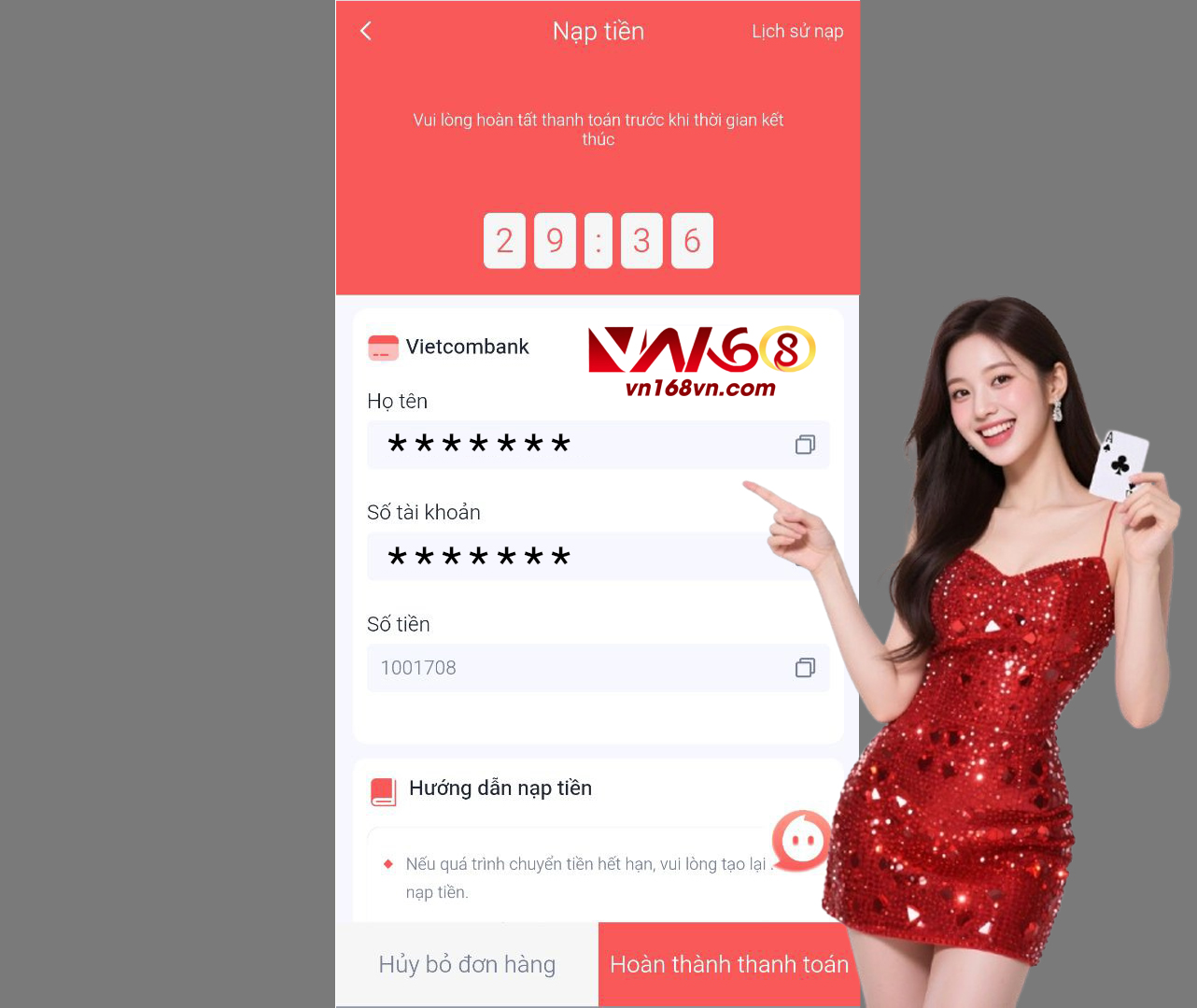 Nạp Tiền VN168 Bằng Ví Điện Tử Như Thế Ngon